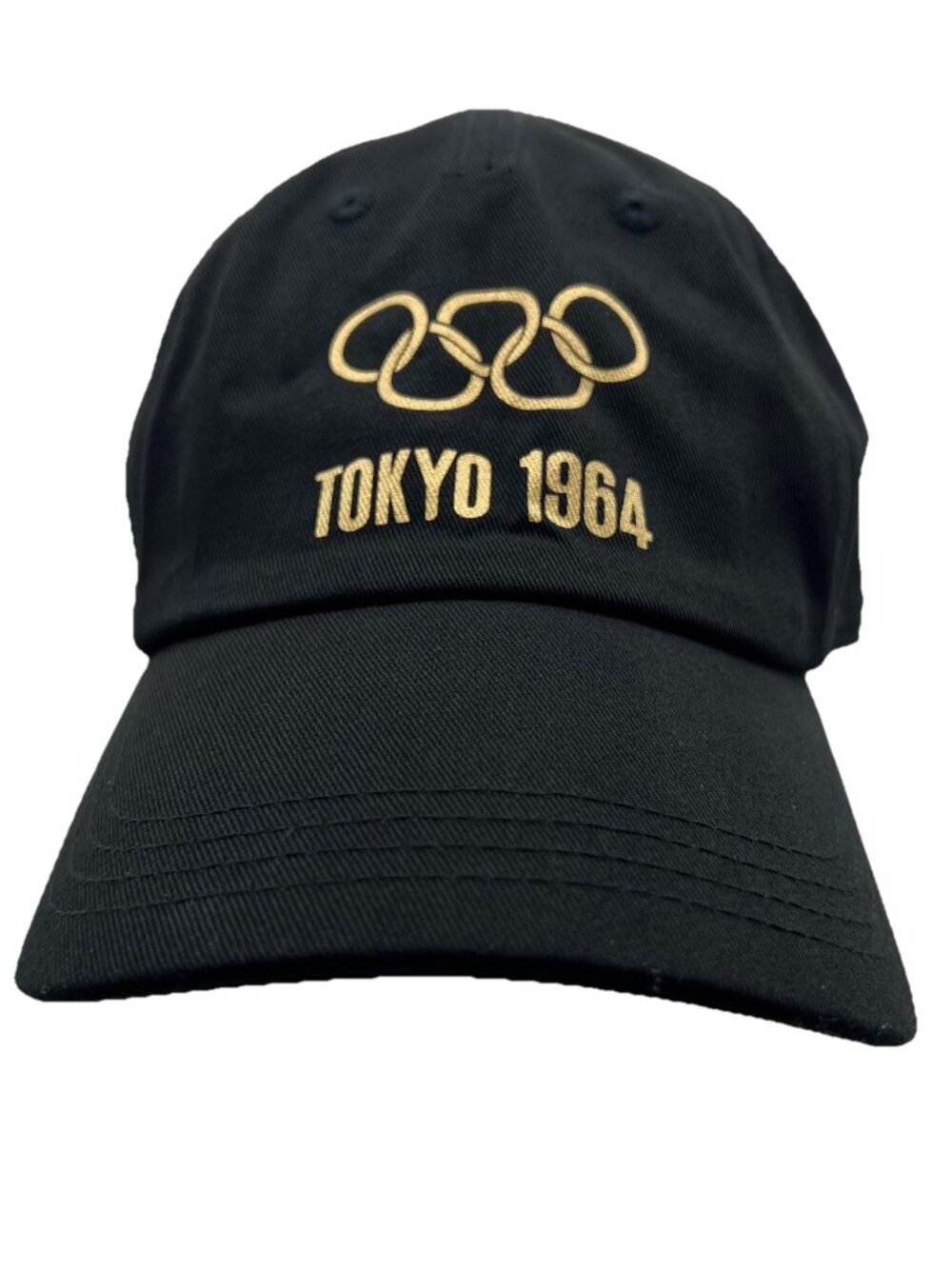 Lacoste Tokyo 1964 Olympic Heritage Hat Black Gold Strapback RK4544 Olympics